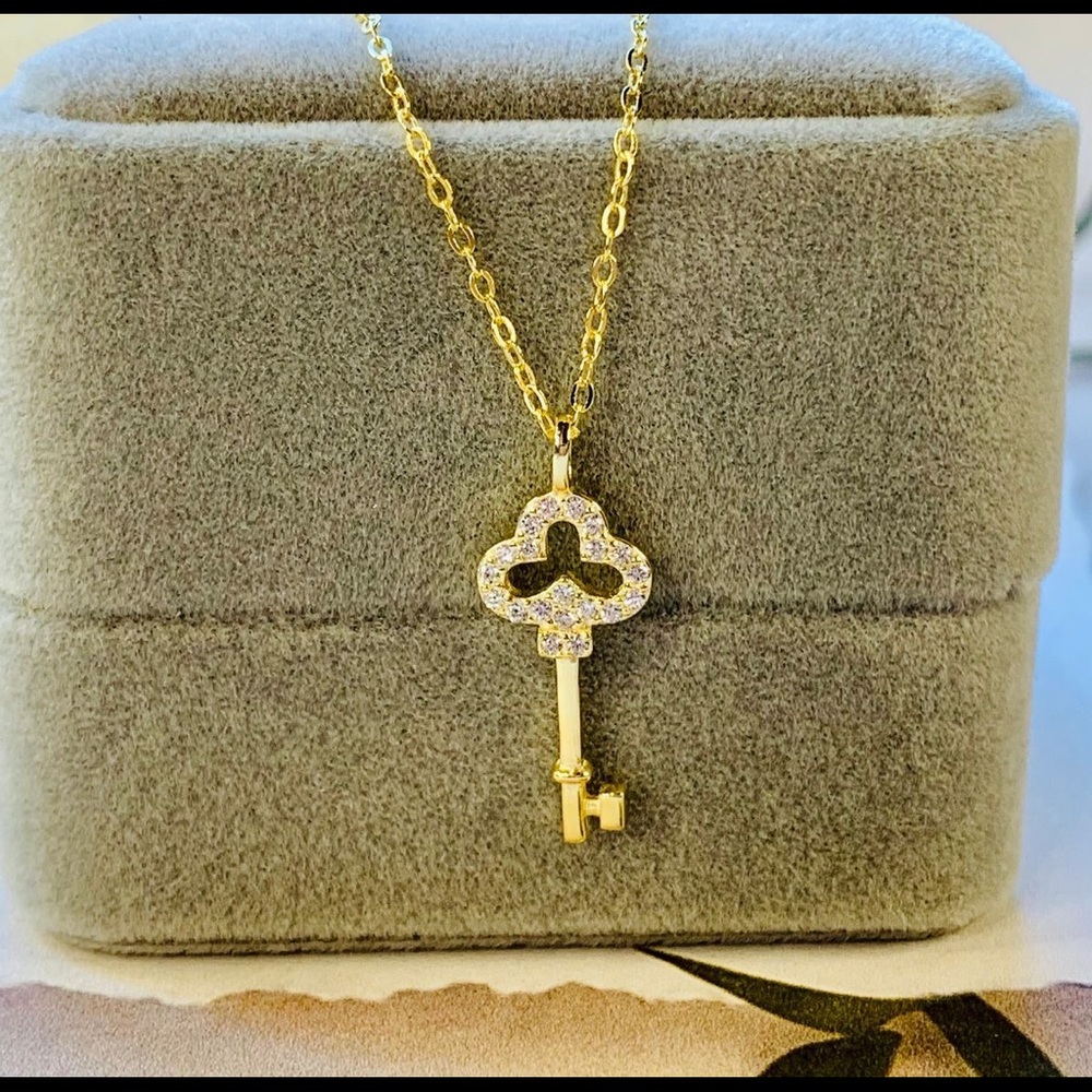 Key Charm Necklace